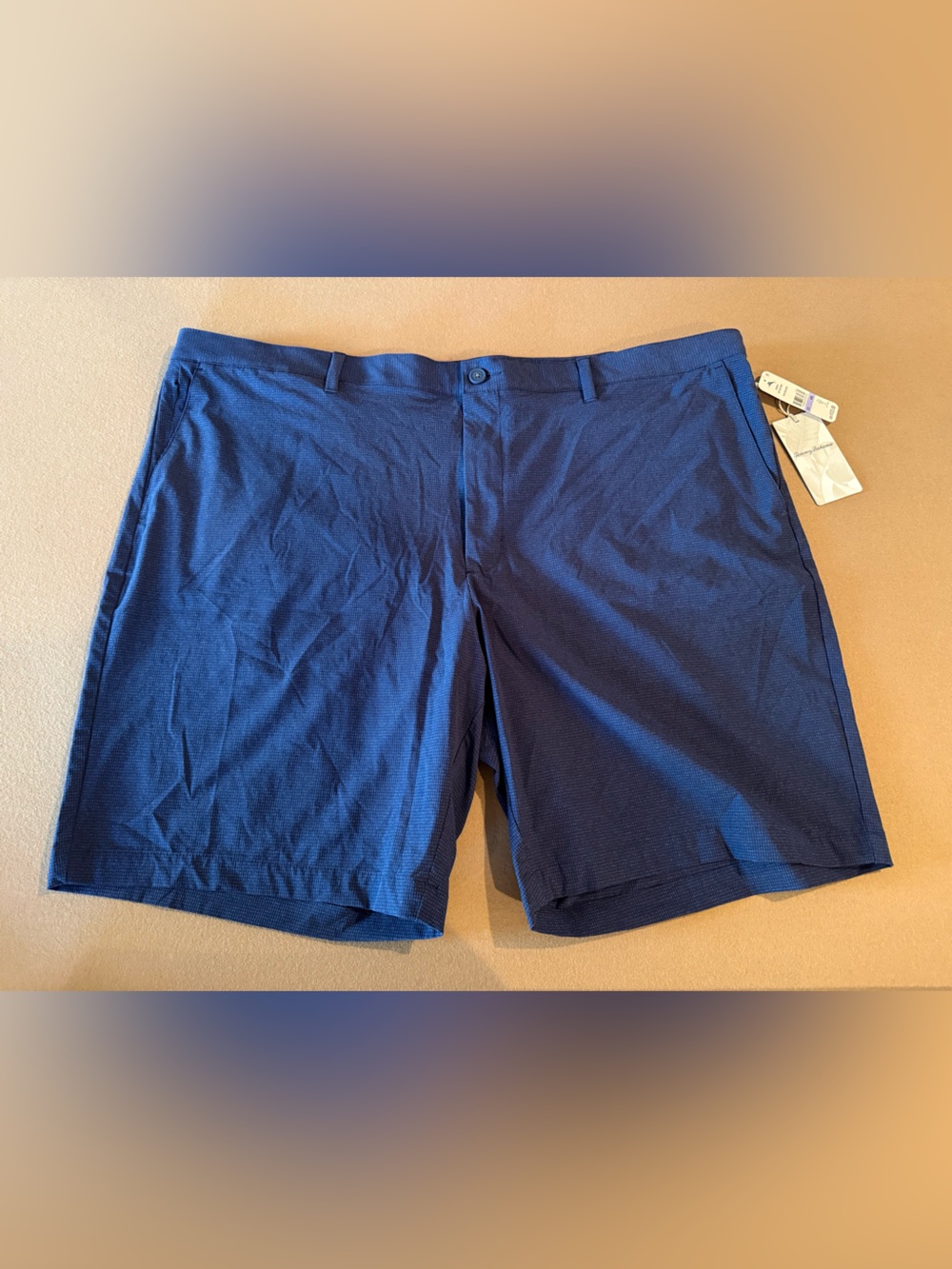 Tommy Bahama Men's Deep Blue Flat-Front Shorts